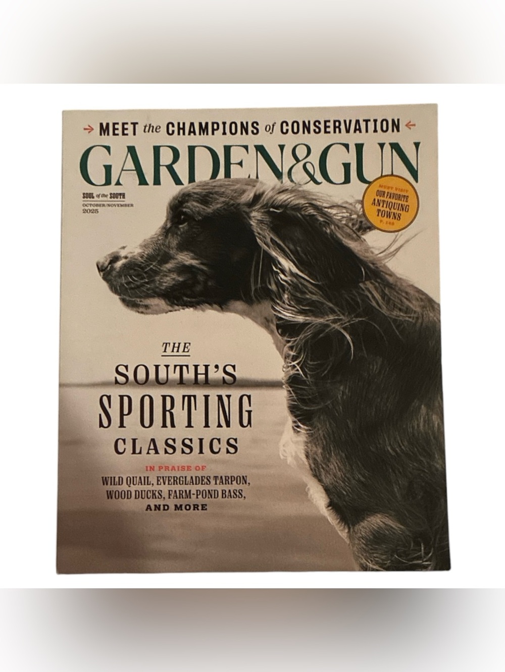 Garden And Gun Magazine October November 2025 The Souths Sporting Classics Quail